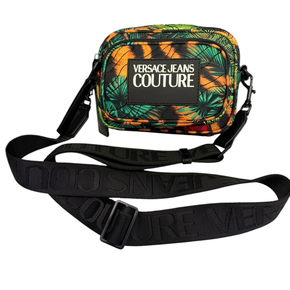 Versace Jeans Collection unisex jungle logo multicolor adjustable crossbody
